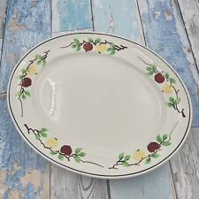 Pountney & Co-APPLES-Oval Serving Platter/Plate/Dish-BRISTOL WARE-31 x 25 cm