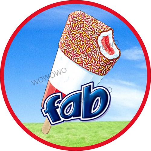 Ice cream van sticker - , fab