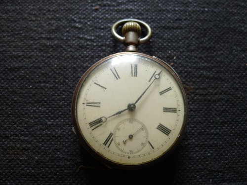 Nickel cased gents hand wind - cased,