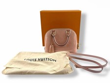 LOUIS VUITTON Vernis Alma BB Hand Bag 2way Pink Rose valerine M50415 Auth ep8196