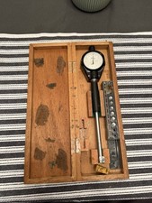 Mitutoyo Dial Indicator Bore Gage & Case - Japan - Vintage Machinist Hand Tool