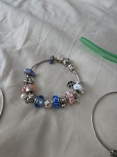 Pandora bracelet with charms - pandora,