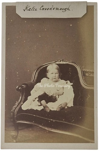 Cdv girl named katie - girl,