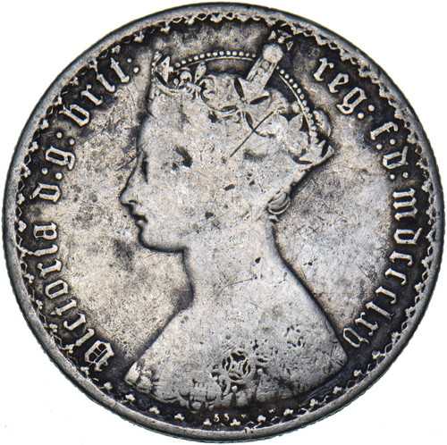1865 gothic florin victoria - gothic,