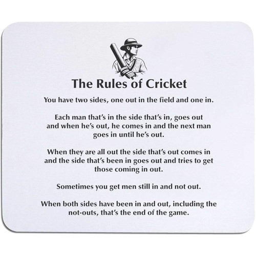 Funny cricket rules - cricket, mouse
