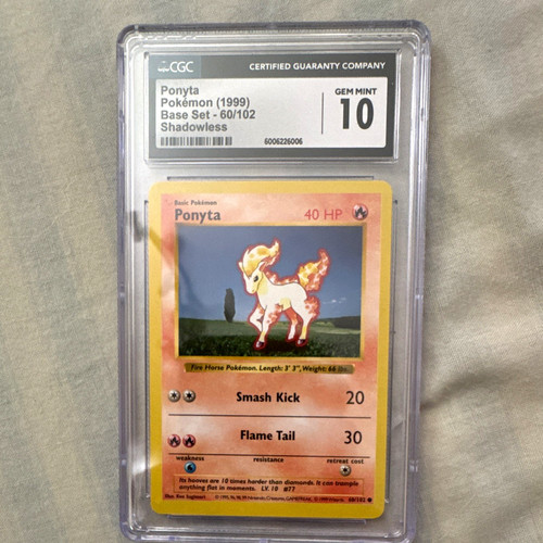 Cgc gem mint ponyta - cgc,