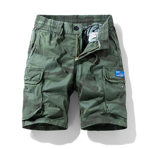 Mens army camo elastic waist - mens,