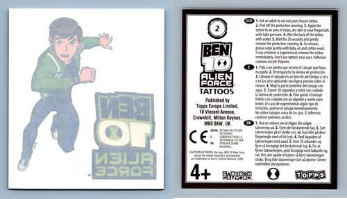 Ben alien force 2 topps - force,