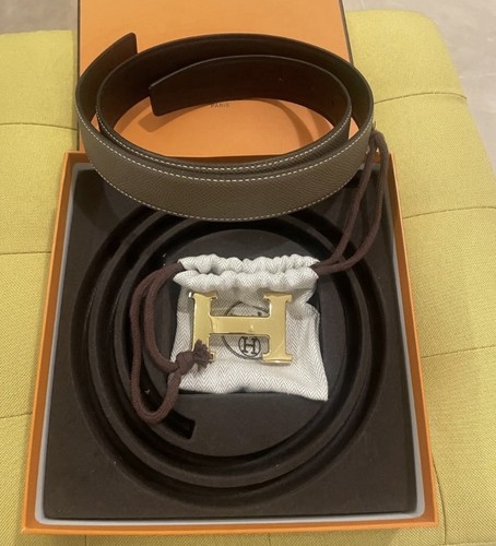 Authentic hermes brown leather - authentic,