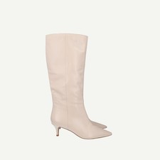 Dune London Womens Beige Leather Calf Boots EU 40 UK 7