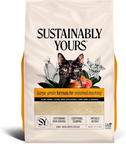 Natural cat litter large grain - natural,