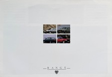 Lancia range sales brochure 1989