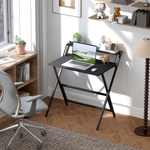 Small folding desk monitor - desk, w/