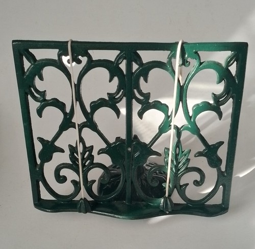 Vintage green cast iron - green,