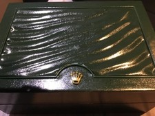 Rollex green Wooden Watch Box