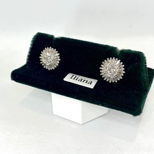 Diamond Cluster Earrings