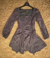Gypsy Style Blue Grey Dress