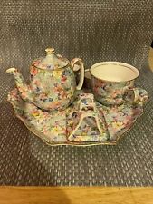 ROYAL WINTON MARION CHINTZ BREAKFAST SET TEAPOT TOAST RACK ETC 1951’S