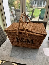 F&M Wicker Huntsman Basket