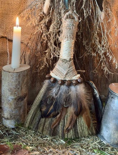 Handcrafted shamanic large - -,