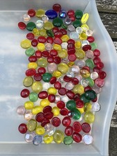 Multi Size & Colour Glass Nuggets Wedding Table Decor Flower Vases Display Bowls