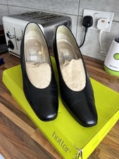 Ladies Revel Black Court Shoes