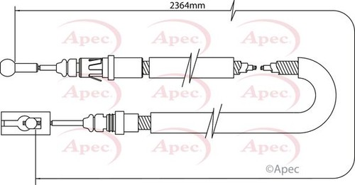 Apec cab1054 parking brake - apec,