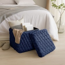 Foldable Faur Fur Storage Box