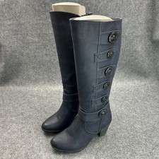 Pavers Navy Blue Leather Block