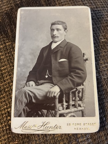 Victorian cdv photo man - cdv,