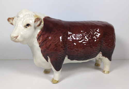 Beswick hereford bull figure - beswick,