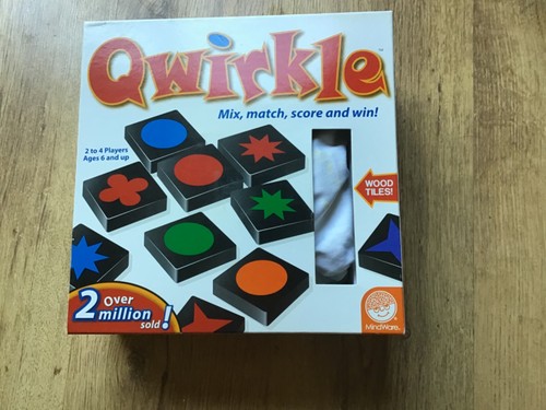 Qwirkle family board game - family,