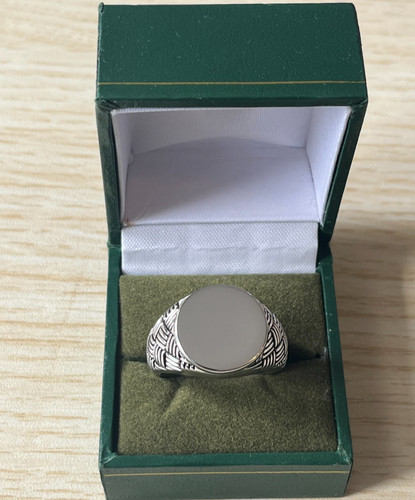Silver heavy gents size - silver,