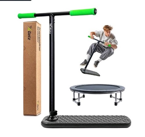 Pro trampoline stunt scooter - trampoline,