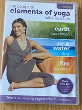Complete Elements of YOGA ~ 3 DVD set  with Tara Lee  Earth , Air & Water, Fire