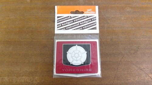 Yorkshire white rose badge - yorkshire,