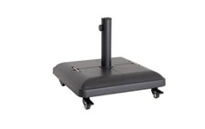 Square Concrete Parasol Base with Wheels - grade B return RRP £89.99