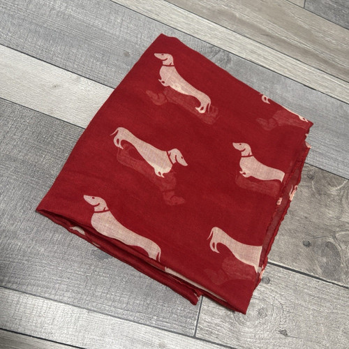 Women red white chiffon - red,