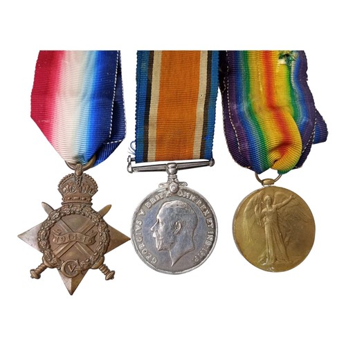 Ww1 1914 trio medals - 1914/15,
