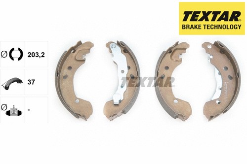 Rear brake drum - brake, set