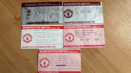 Ticket 1985 collection 5 - 1985/86, of