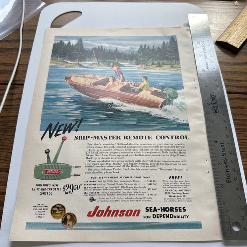 1953 johnson sea horse - sea,