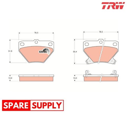Brake pad set - brake, disc