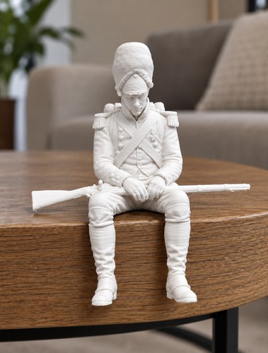 Napoleonic soldier shelf - soldier,