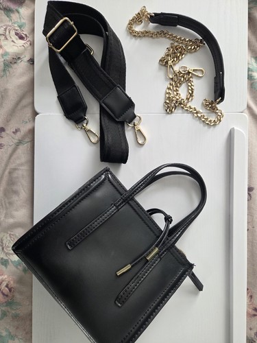 Zara black crossbody bag - crossbody, bag,