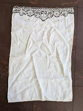 Elegant Vintage Linen Lacy