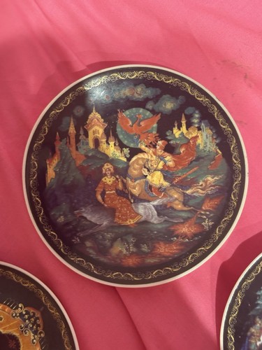 Mini russian fairy tale - russian, plate