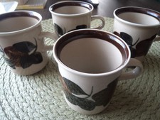arabia ruija coffee espresso mug x 4-mid century finland