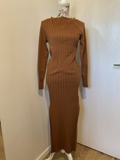 Women’s Brown Ribbed Knit