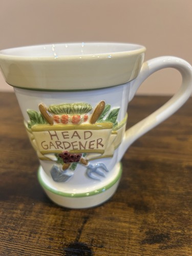 Vintage hand painted mug